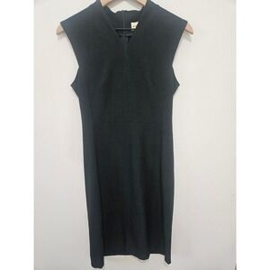 MM LaFleur Etsuko Dress Forest Green Cap Sleeve Sheath Workwear Size 4